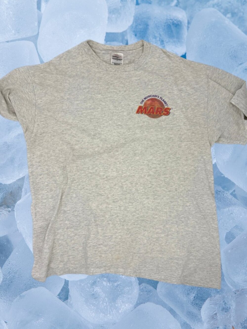 Vintage Mars Music The Musician's Planet US Tour T-Shirt Grey XL 1997-1999